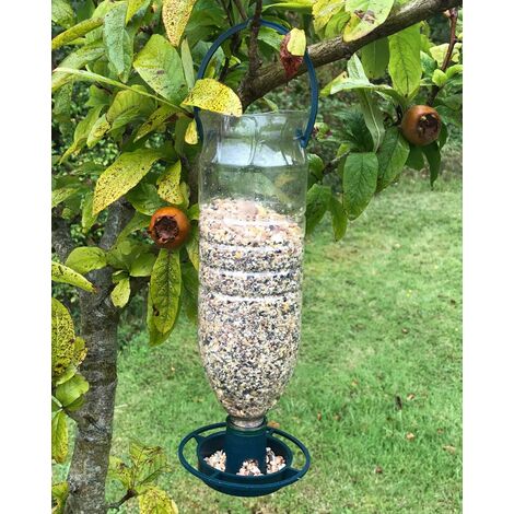 Bottle Top Bird Seed Feeders Set of 6