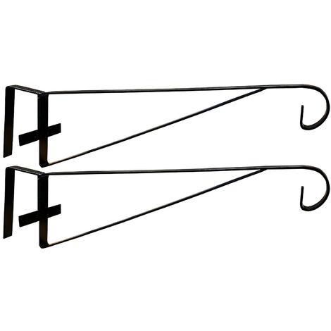 Hanging Basket Brackets for Wooden Fence Panels (Set of 2)