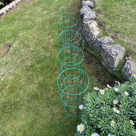 Pack of 5 Conical Garden Plant Support Rings (48cm)