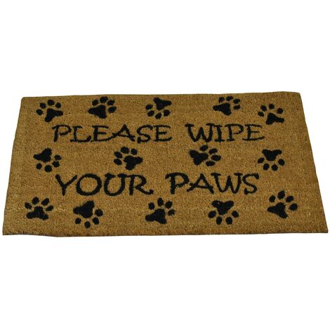 Wipe Your Paws Indoor & Outdoor Coir Doormat