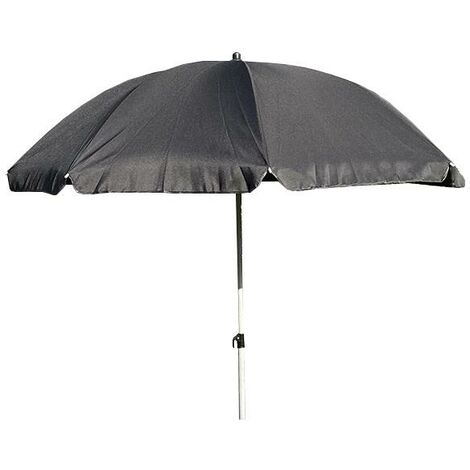 Black Tilt Adjustable Parasol Umbrella for Garden Beach or Patio Furniture 1.6m (1/5)
