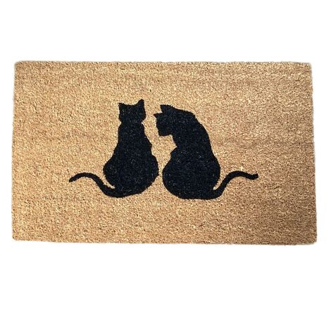 Cat Silhouette Indoor & Outdoor Coir Doormat (1/5)