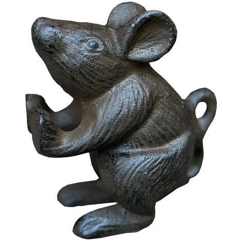 Cast Iron Decorative Mouse Doorstop (1/5)