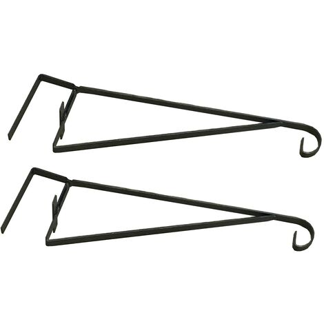Hanging Basket Brackets for Wooden Fence Panels (Set of 2)