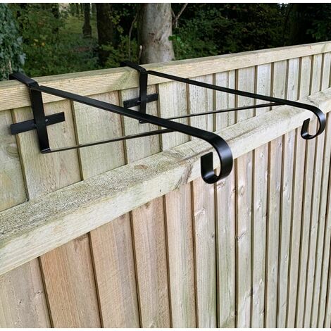 Hanging Basket Brackets for Wooden Fence Panels (Set of 2)