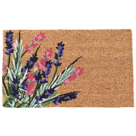 Wildflower Print Indoor & Outdoor Coir Doormat (1/5)