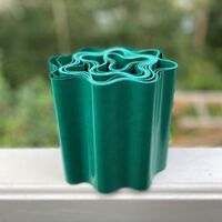 Flexible Lawn Edging - Green Plastic (9m x 15cm Roll) Pack of 12 rolls
