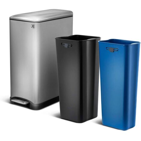 Bidone Spazzatura 240 Lt, UNI EN 840, Colore Grigio - Foto 2