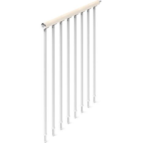 Balustrade avec colonnes vertical (Modèle Tube) - Longueur 100 cm - (1/5)