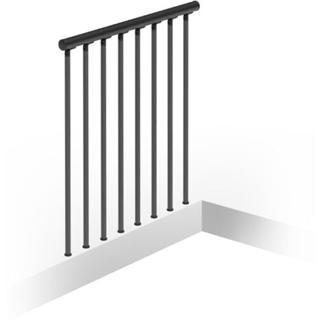 Balustrade avec colonnes vertical (Modèle Tube) - Longueur 100 cm