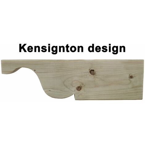 Kensington Wooden Garden Pergola Kit,   1.8m  x  1.8m , (4 uprights) Light green