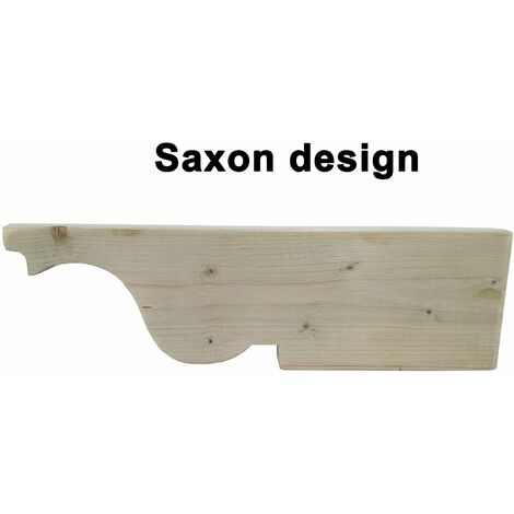 Saxon Wooden Garden Pergola Kit,   1.8m  x  1.8m , (4 uprights) Rustic Brown