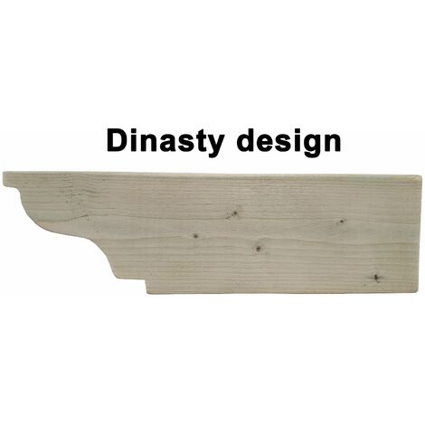 Dinasty Wooden Garden Pergola Kit,   1.8m  x  1.8m , (4 uprights) Rustic Brown