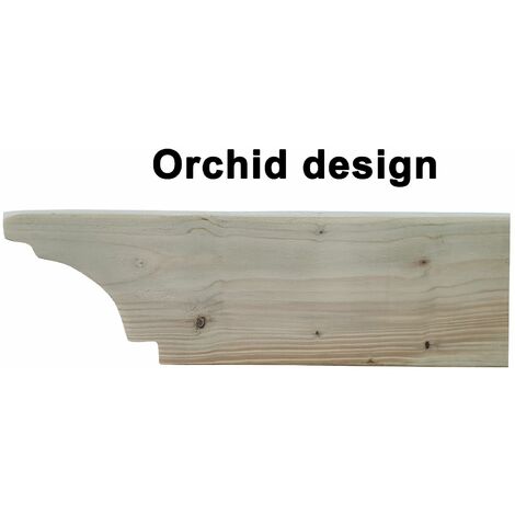Orchid Wooden Garden Pergola Kit,   1.8m  x  1.8m , (4 uprights) Light green