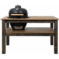 Grill Table, BBQ Kitchen Space for Kamado Joe Big 2 (L-160cm W-90cm H-88cm)