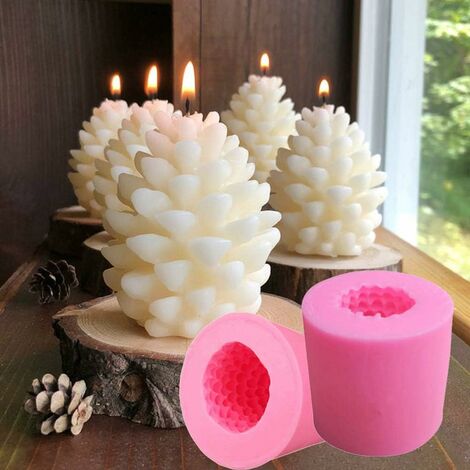 CeruleTree Stampo in silicone 3D per candele geometriche a forma di candela per aromaterapia sapone a forma di candela a forma di planetaria a forma di bolla di sapone geometrica 