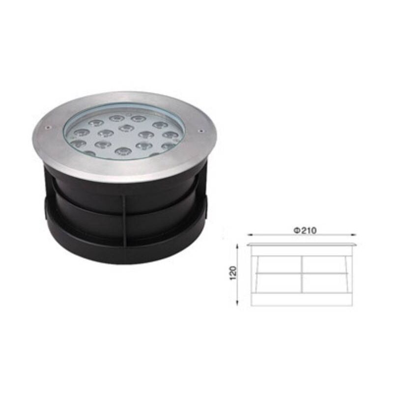 1-50er Set RGB+warmweiβ 12V LED Boden Einbaustrahler Außen Leuchte Lampe Spots