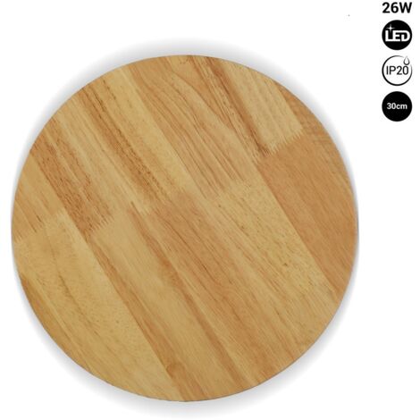 Wandleuchte aus Holz „Lune“ - 26W - Ø 30 cm