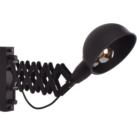 Vintage Wand-Scherenleuchte „Flack“ für Innenräume - E27