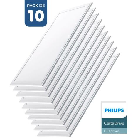 10er Pack x Slim LED Panels 120x30cm - Philips Treiber - 44W -