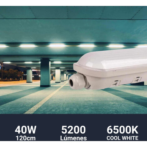 Verkettbare LED-Feuchtraumleuchte - 40W - 120cm - IP65