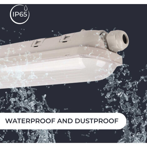Verkettbare LED-Feuchtraumleuchte - 40W - 120cm - IP65