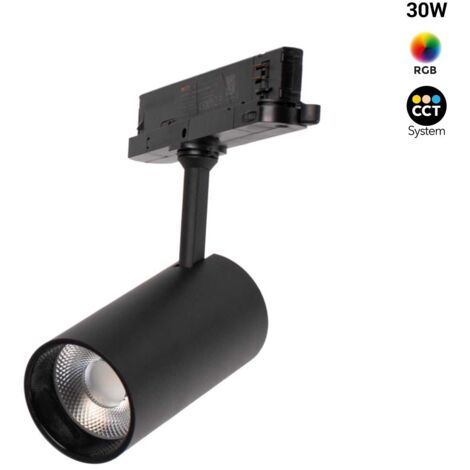 RGB + CCT LED 3-Phasen-Schienenstrahler - 30W - Mi Light