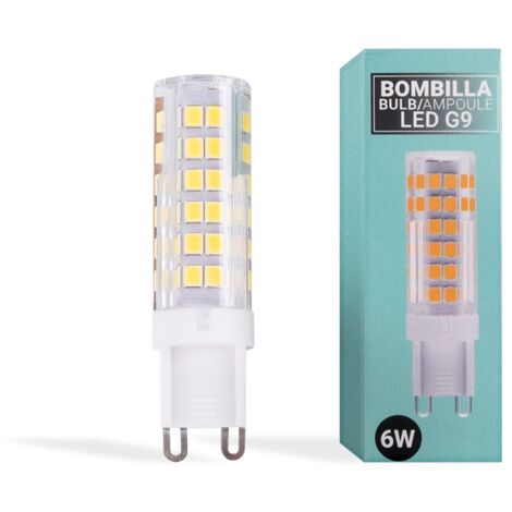 Ampoule LED G9 7W (équivalent 59W) - Blanc Chaud 3000K - 770 Lumens - Neuf Emballé
