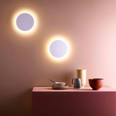 Eclipse" runde Wandleuchte 9W - Samsung Chip - Warmes Licht -
