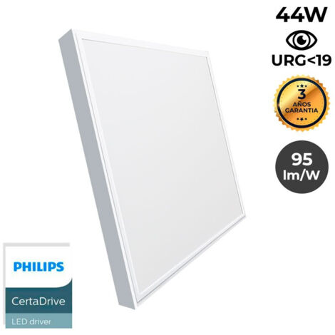 LED-Anbaupanel Slim 60x60cm – PHILIPS Treiber – 44W – UGR19 –