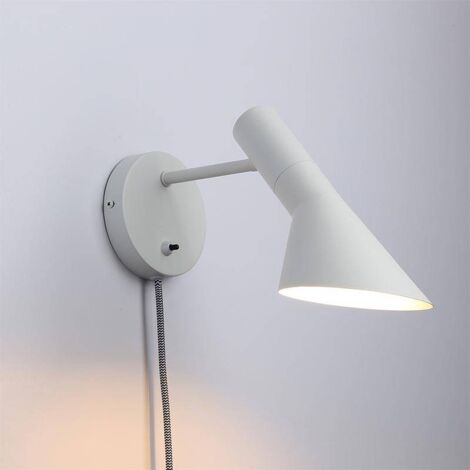 Wandleuchte „Marlene“ mit Kabel und Stecker
