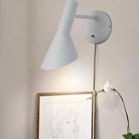 Wandleuchte „Marlene“ mit Kabel und Stecker