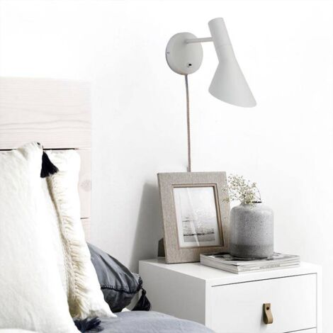 Wandleuchte „Marlene“ mit Kabel und Stecker