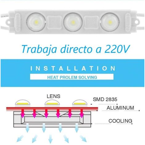 12V LED Modul – warmweiß – 20cm