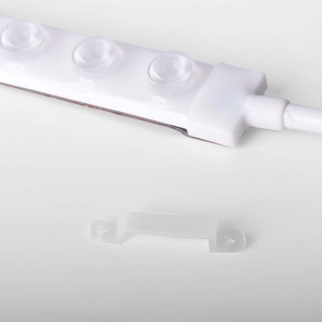 LEPEVNEY LED-Streifen-Clips – Wasserdicht, Für 5-6 Mm Silikon-LEDs, Durchscheinend, 50 Stück Mit Schrauben