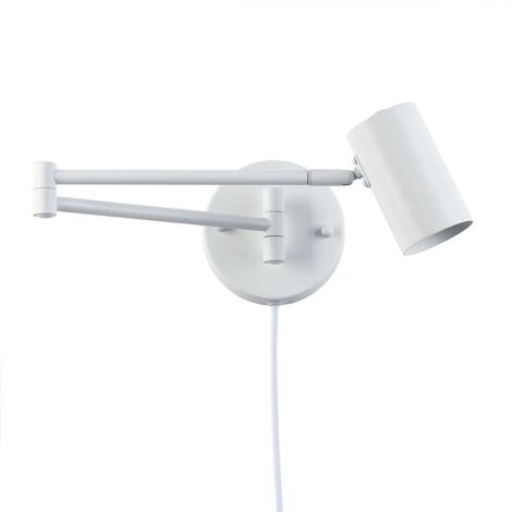Verstellbare Wandleuchte mit Stecker „Lisa“ - E27 G45