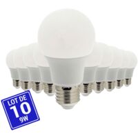 10er Pack - LED-Lampe E27 A60 - 9W
