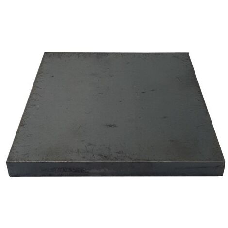 Platine de fixation acier 200x200 mm – Épaisseur 5 mm – Acier S235 pour applications exigeantes – Fixation robuste et durable – Leroidufer