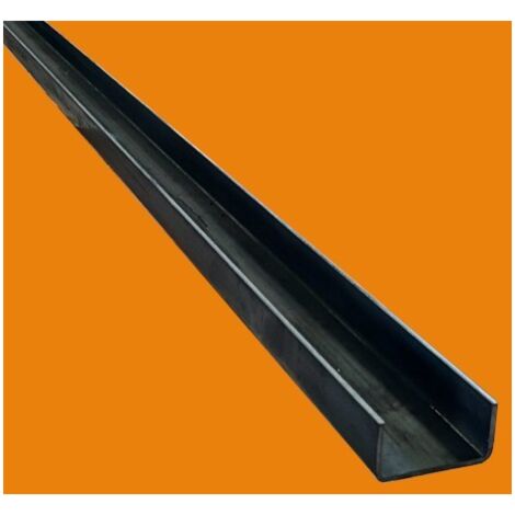 Profilé en acier en U à froid 40 x 70 x 40 mm – Épaisseur 4 mm – Précision de fabrication pour menuiserie métallique – Longueur jusqu'à 4 mètres – Leroidufer