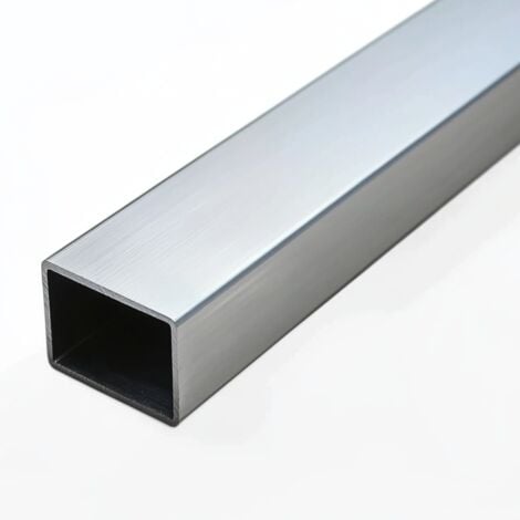 Tube aluminium rectangulaire 6060 Choisissez votre longueur - 1 metre, Dimension - 30 x 20 mm, Epaisseur en mm - 2 mm
