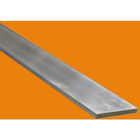 Barre aluminium plate 6060 Longueur en mètre: 1 metre - Epaisseur