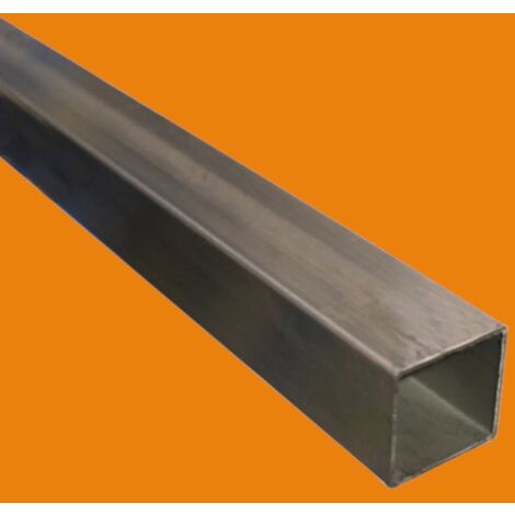 Tube inox carré 304/304L - 3 metres, Dimension - 25 x 25 mm, Epaisseur 2 mm