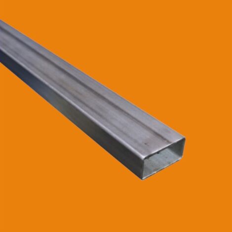 Tube rectangulaire inox 304/304L - 1 metre, Dimension - 100 x 40 mm, Epaisseur 2 mm