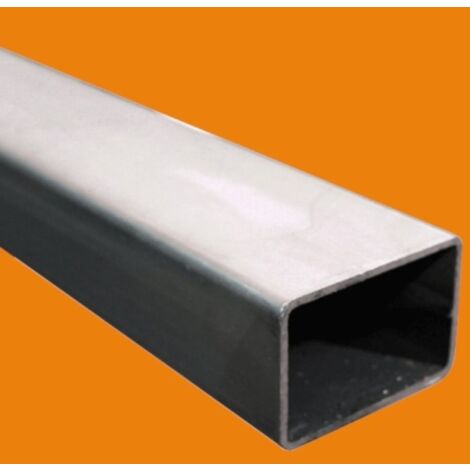 Tube rectangulaire acier S235 / E220 - 2 metres, Dimension - 120 x 60 mm, Epaisseur 5 mm