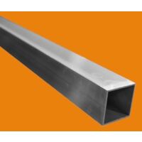 Tube carré aluminium 6060 - 1 metre, Dimension - 50 x 50 mm, Epaisseur 3 mm