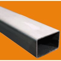Tube rectangulaire acier S235 / E220 - 4 metres, Dimension - 50 x 20 mm, Epaisseur 1,5 mm