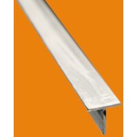 Profilé alu en T 6060 - 1 metre, Dimension - 25 x 25 mm, Epaisseur 2 mm