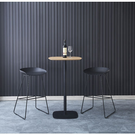 Nordlys - Lot de 4 Tabourets de Bar Scandinave Design