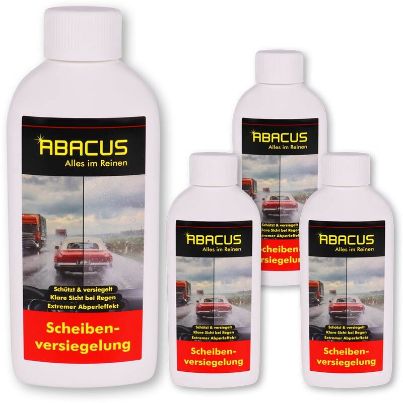ABACUS® Fleet Magic® Scheibenversiegelung Auto, Glasversiegelung, Nanoversiegelung, Regenabweiser mit Lotus-Effekt
