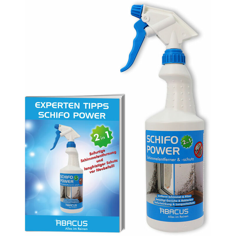 ABACUS 750 ml Schifo Power 2 in 1 - Schimmelspray/Schimmelentferner/Schimmelschutz  (4378)